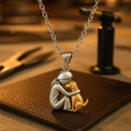 Dog Hug Pendant Necklace — Always Close to My Heart