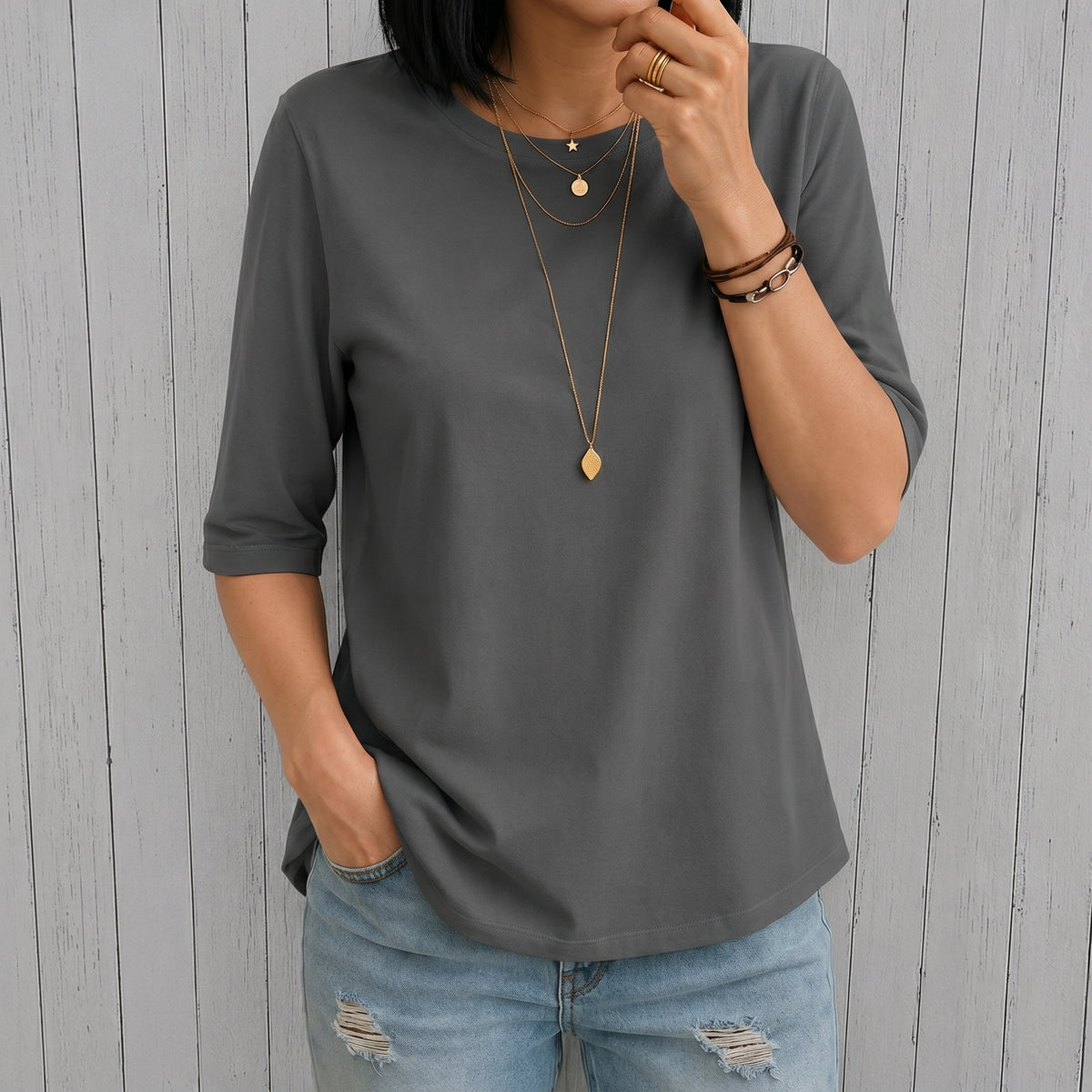 Daily Comfort Long-Sleeve T-Shirt