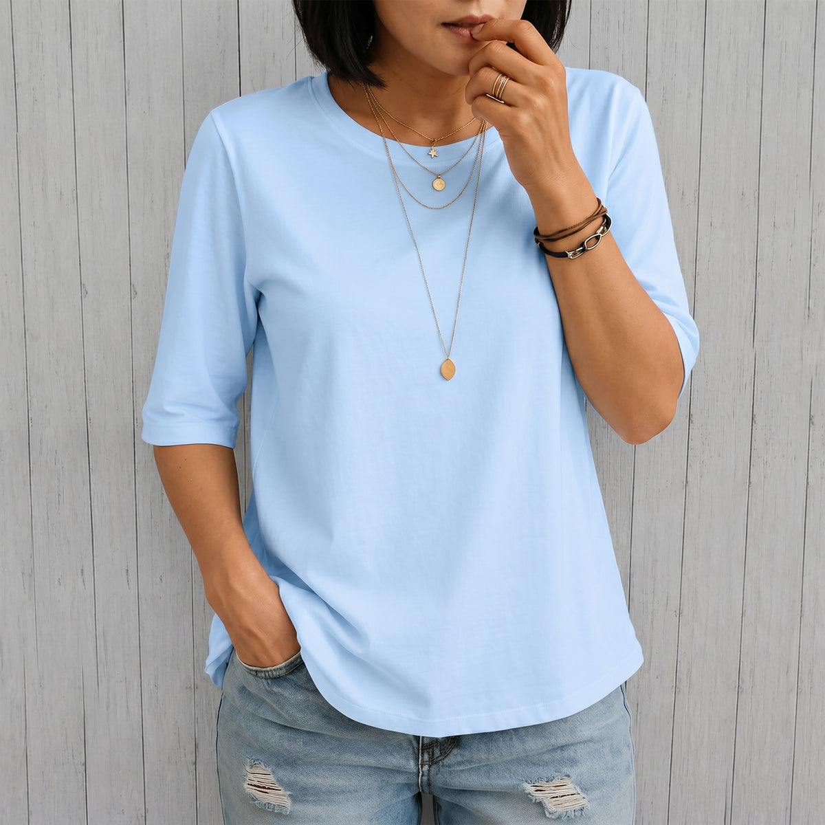 Daily Comfort Long-Sleeve T-Shirt