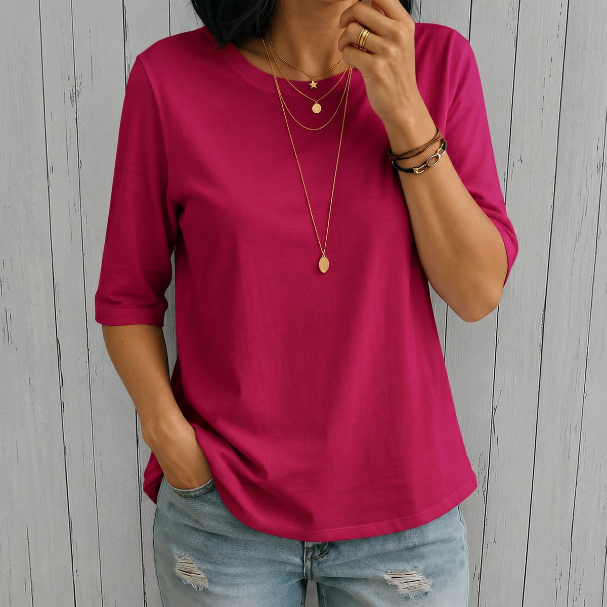Daily Comfort Long-Sleeve T-Shirt